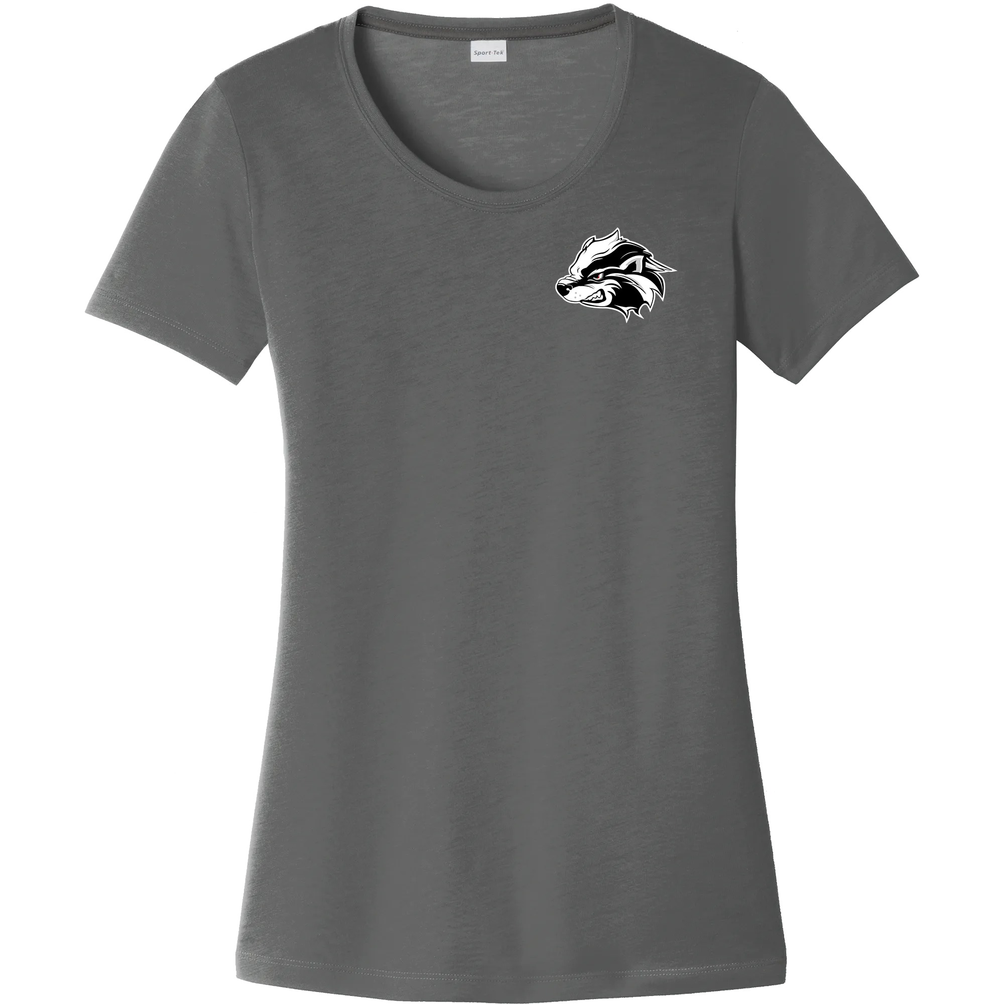 Allegheny Badgers Ladies PosiCharge Competitor Cotton Touch Scoop Neck Tee