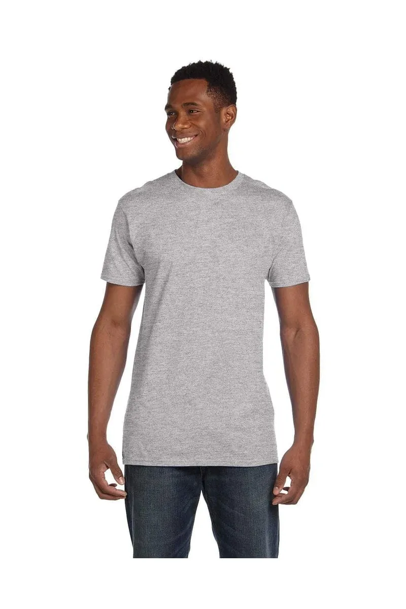 Hanes 4980: Adult 4.5 oz., 100% Ringspun Cotton nano-T T-Shirt