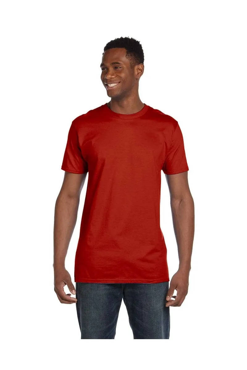 Hanes 4980: Adult 4.5 oz., 100% Ringspun Cotton nano-T T-Shirt