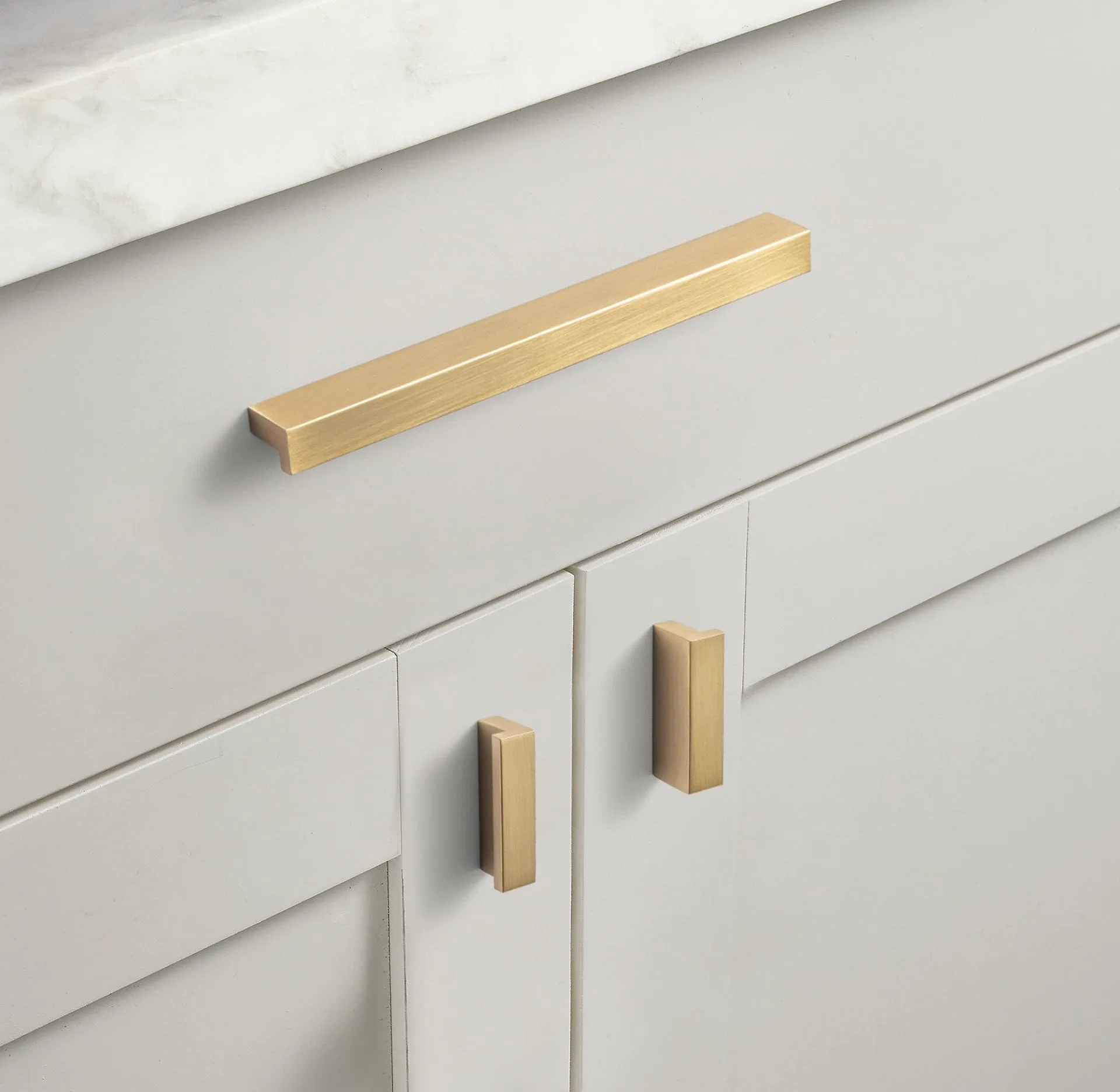 Modern Drawer Handles Kitchen Cabinet Pulls Right Angle Finger Pulls